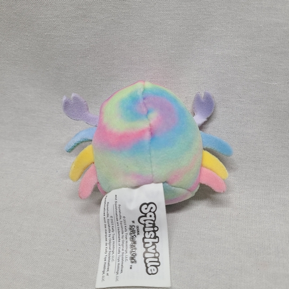 2 " Inch Squishville Squishmallow Christabel the Rainbow Crab - Picture 2 of 2